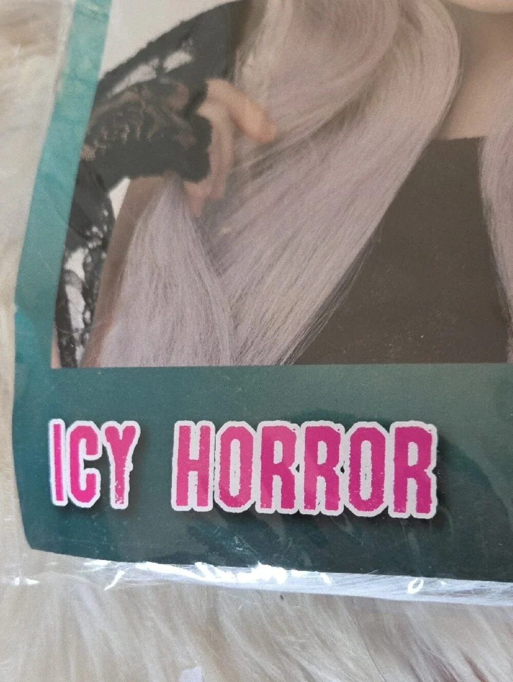 Spirit Halloween Icy Horror Long Silver-Gray Wig